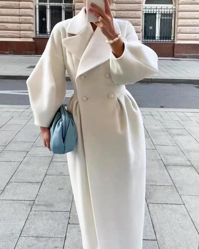 SABRINA | Vintage Coat With Wide Collar