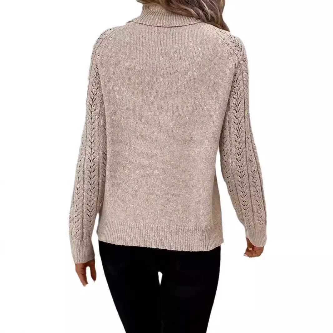 CÉLINE | Suéter de cuello alto calado