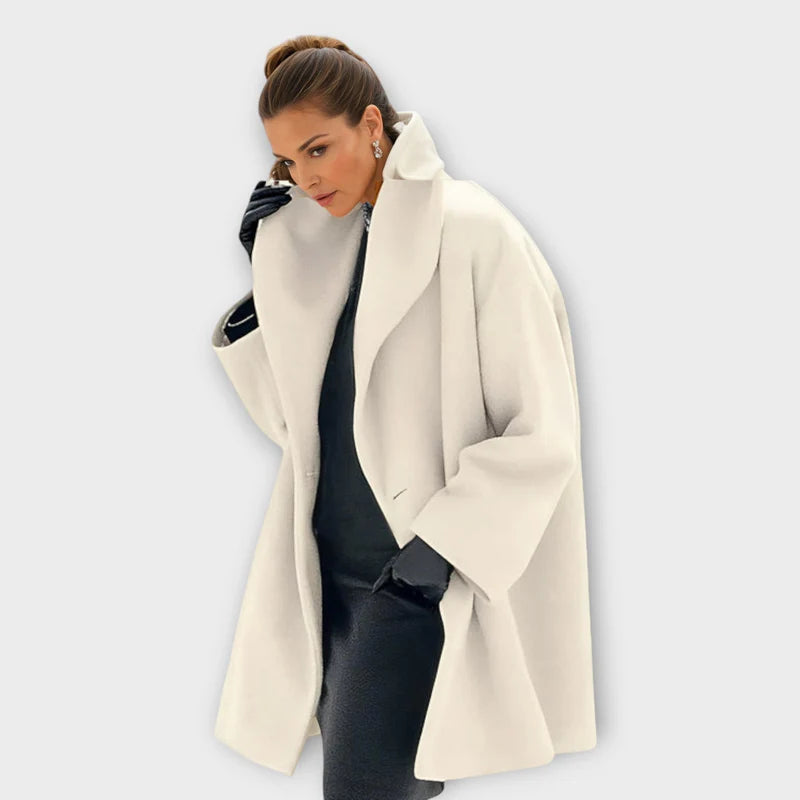 LUCILE | Manteau Laine Minimaliste