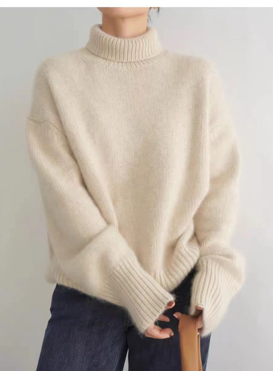 RINA | Cashmere Sweater with High Neck