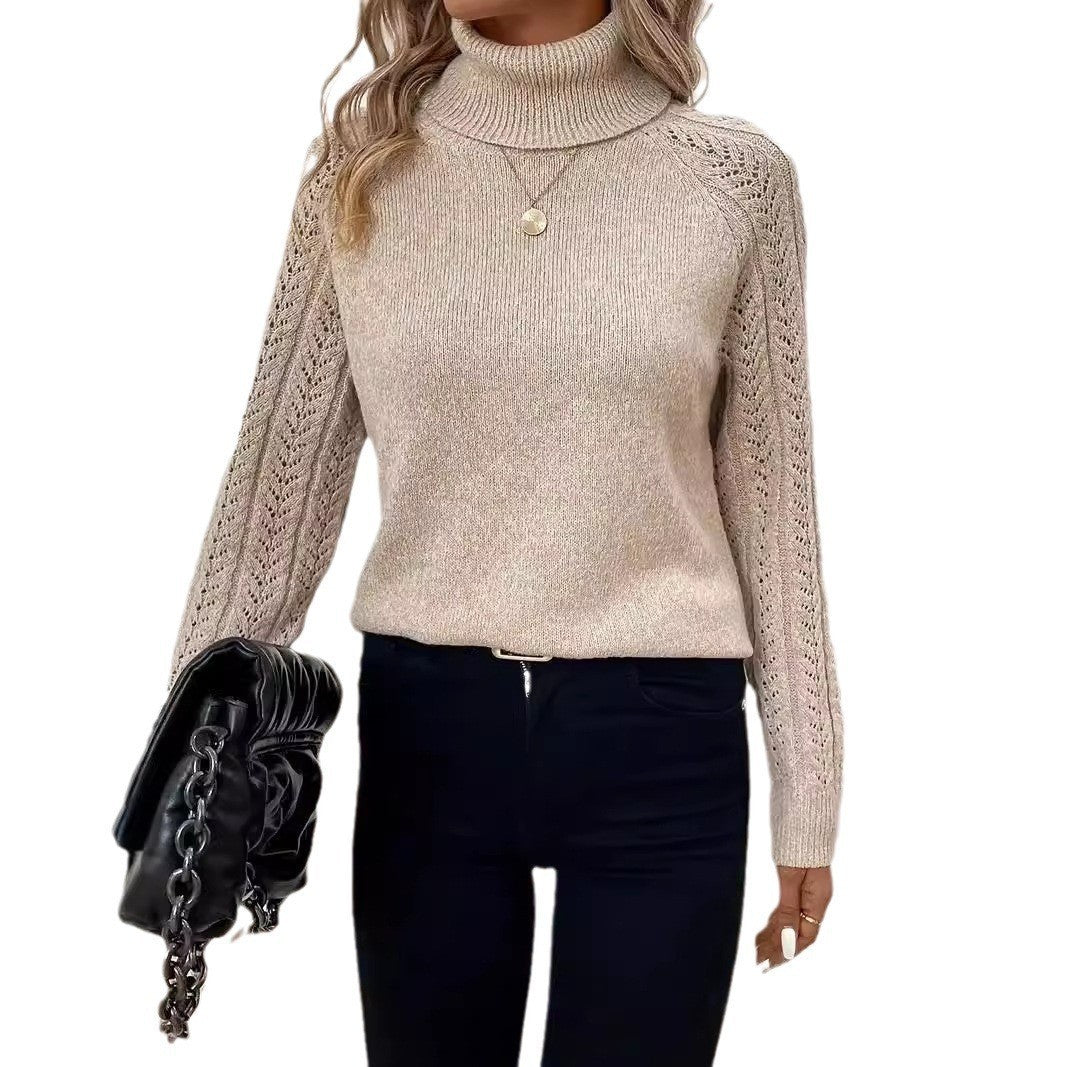 CÉLINE | Suéter de cuello alto calado