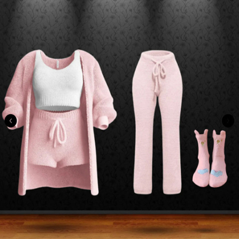CASSYA | Ensemble (5 Pièces) Cosy Élégant
