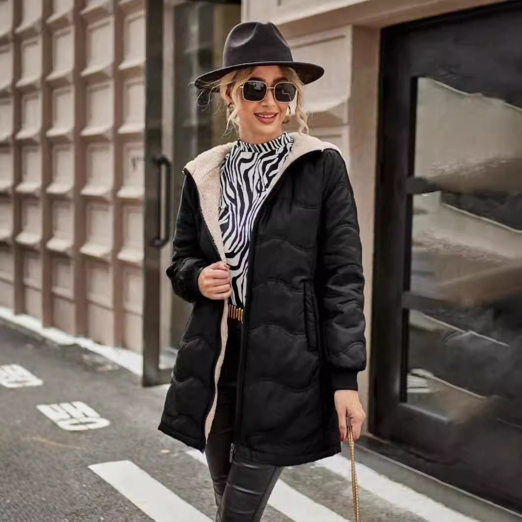 ÉLYSE | Hooded Fleece Coat