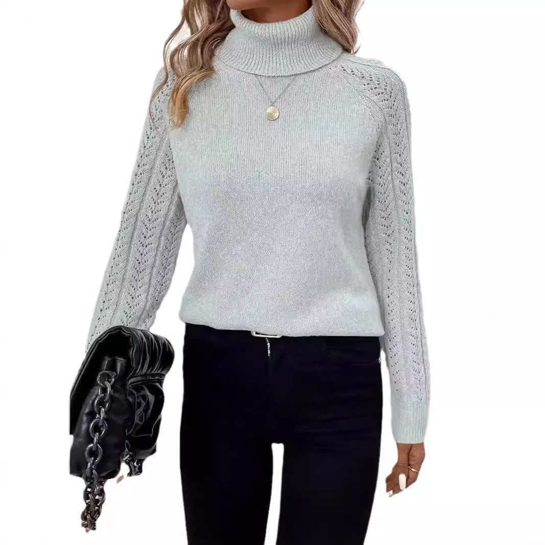 CÉLINE | Suéter de cuello alto calado