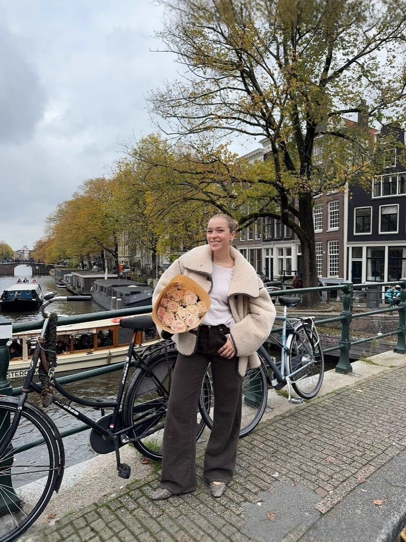 AURORA | Plush Coat With Wide Collar