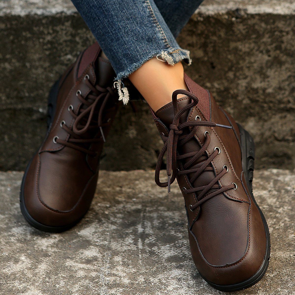 ELISSIA | Western Style Ankle Boots