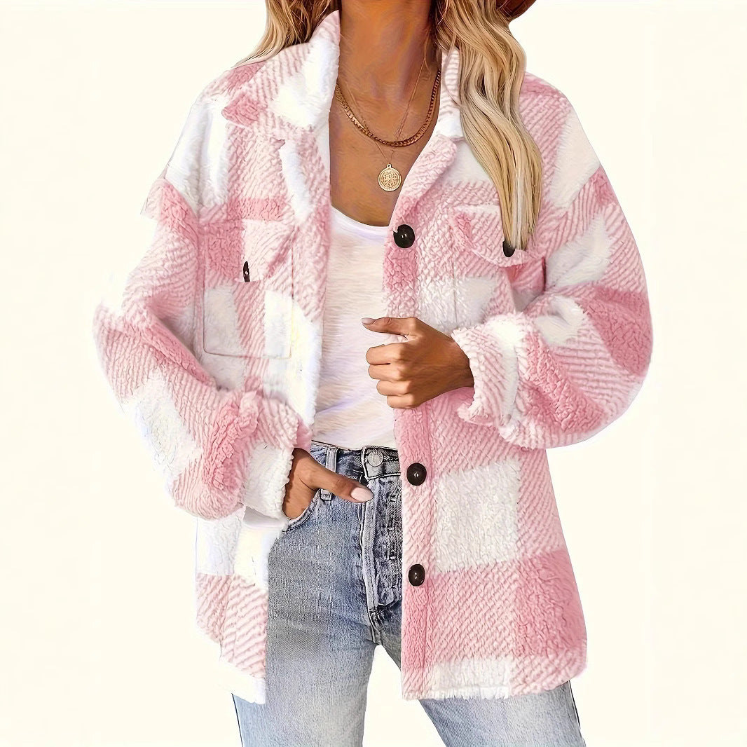 EMMA | Plaid Pattern Thermal Jacket