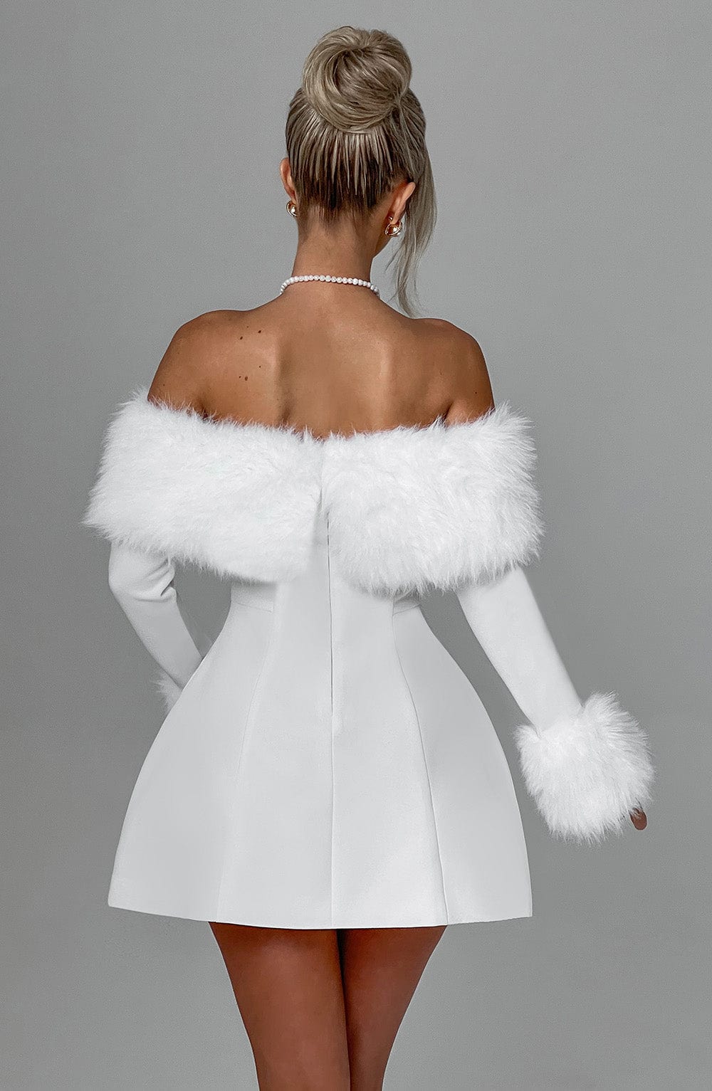 MÉLODIE | Robe Fourrure Élégance