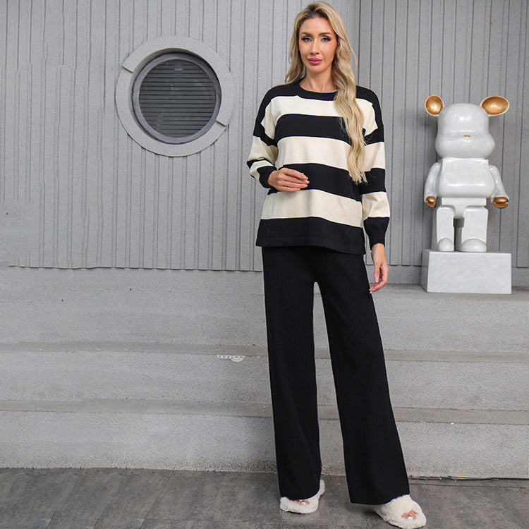 LINEYA | Striped Fashion Sweater