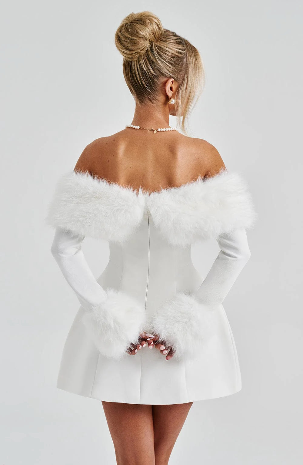 MÉLODIE | Robe Fourrure Élégance
