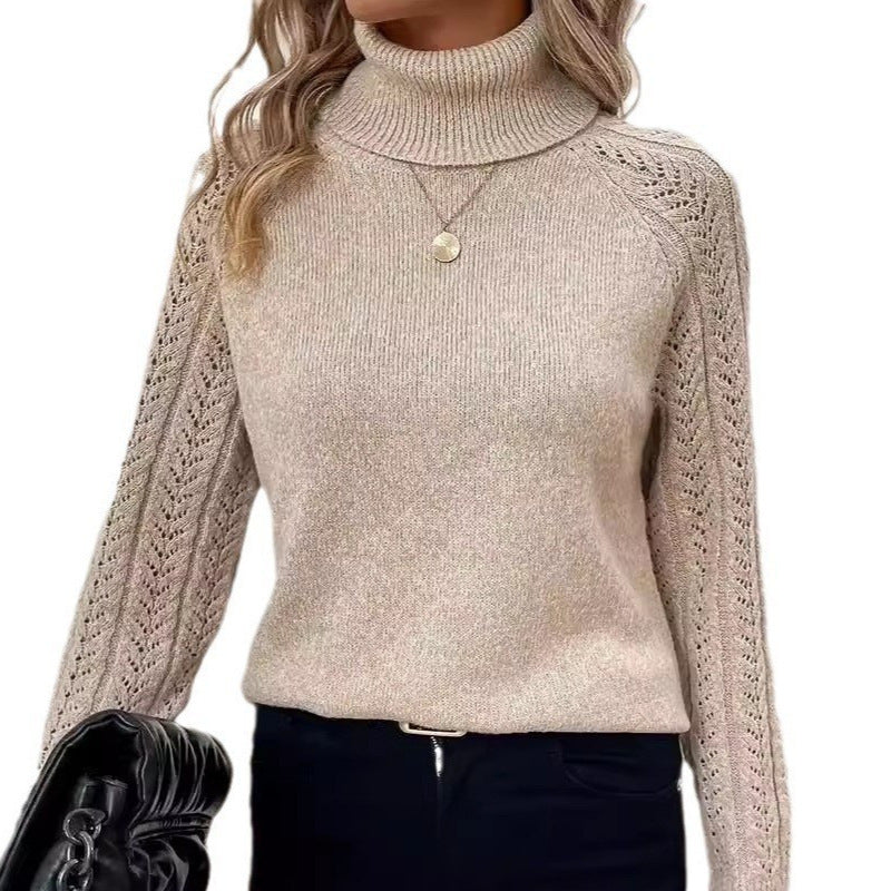 CÉLINE | Suéter de cuello alto calado