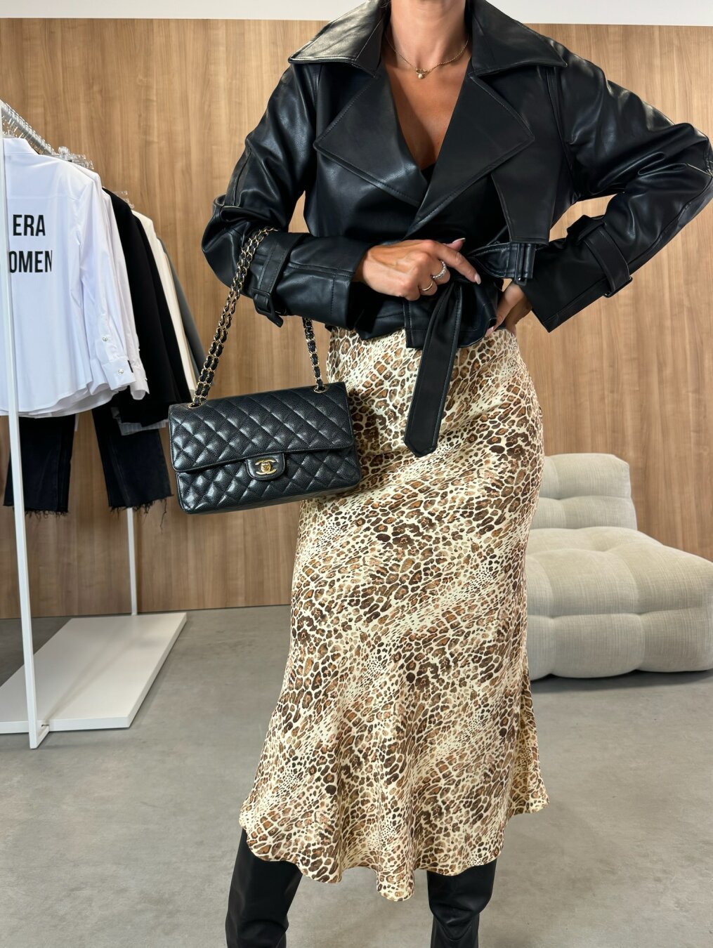VÉRONIQUE | Jupe Haute Glamour