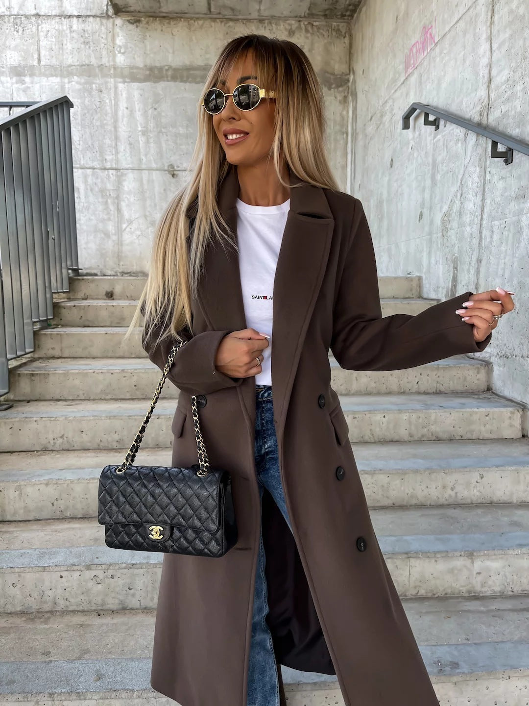 ÉLONIE | Winter Elegance Long Coat