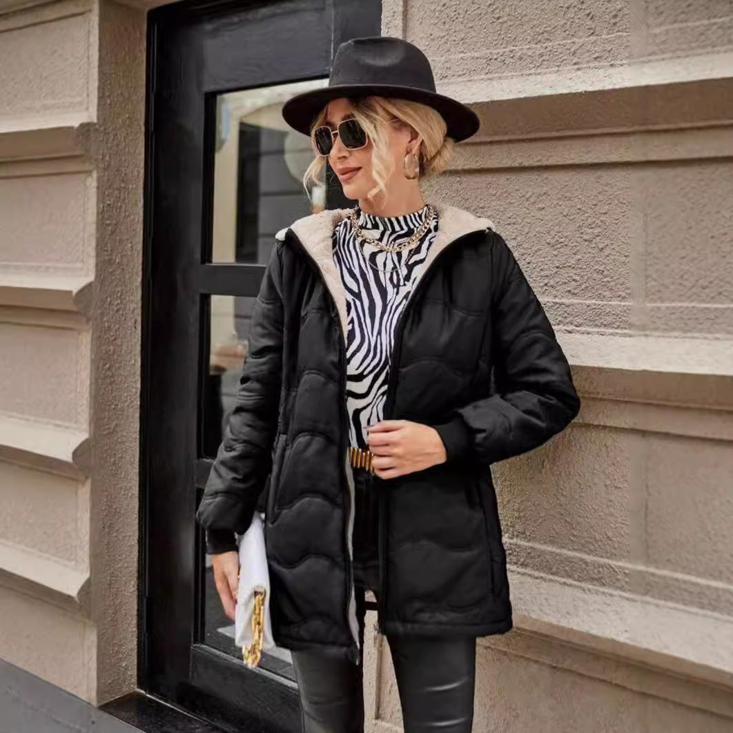 ÉLYSE | Hooded Fleece Coat