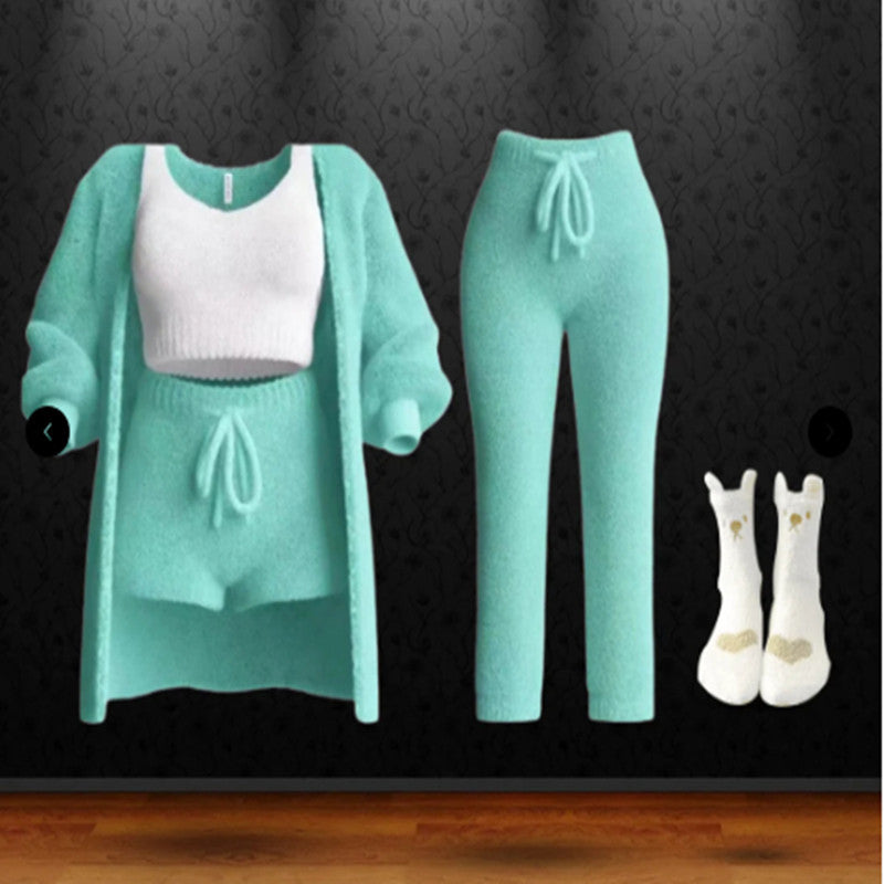 CASSYA | Ensemble (5 Pièces) Cosy Élégant