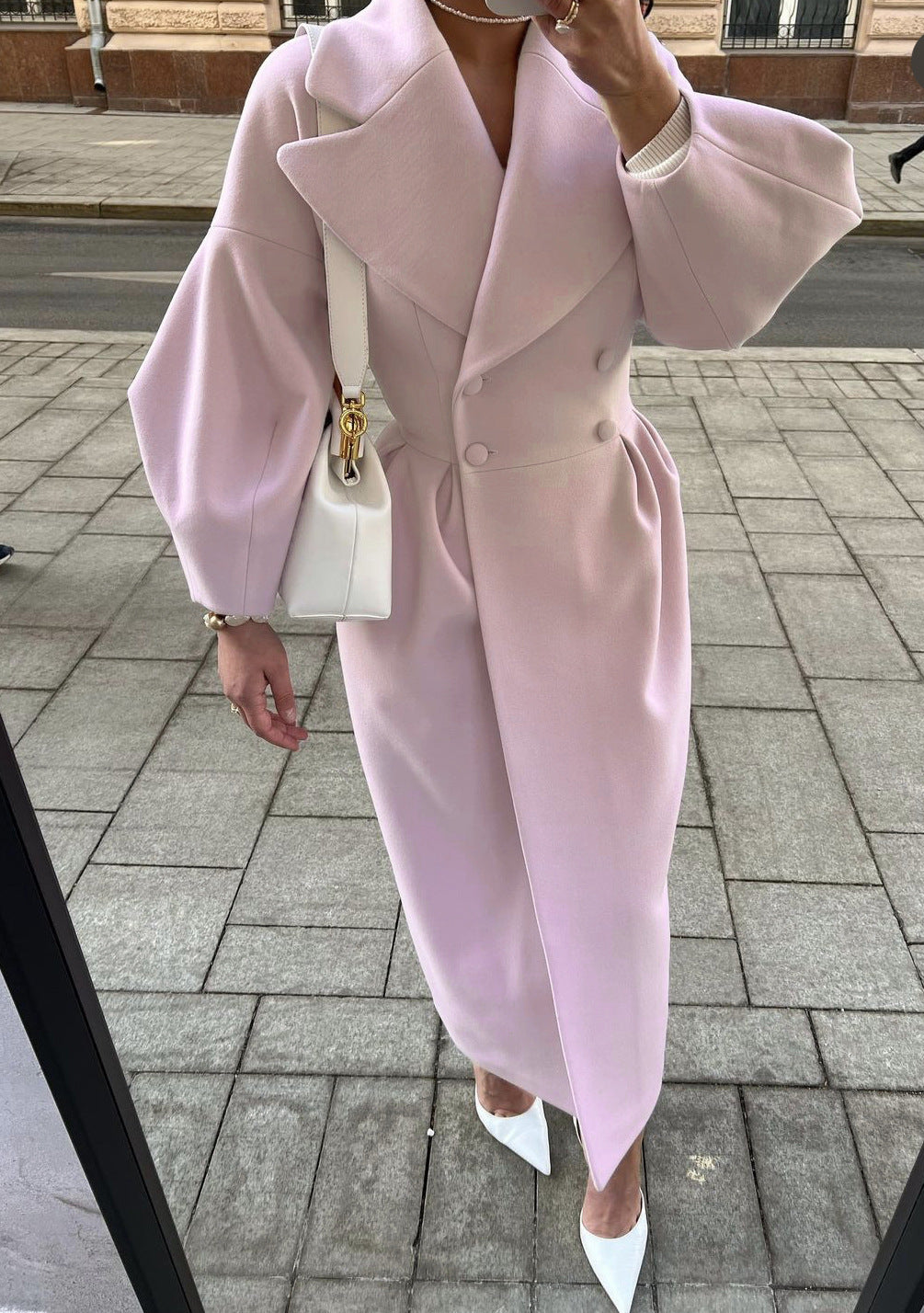 SABRINA | Vintage Coat With Wide Collar