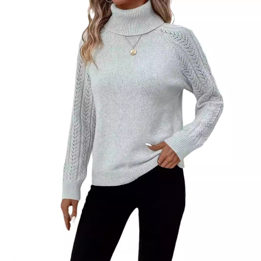 CÉLINE | Suéter de cuello alto calado