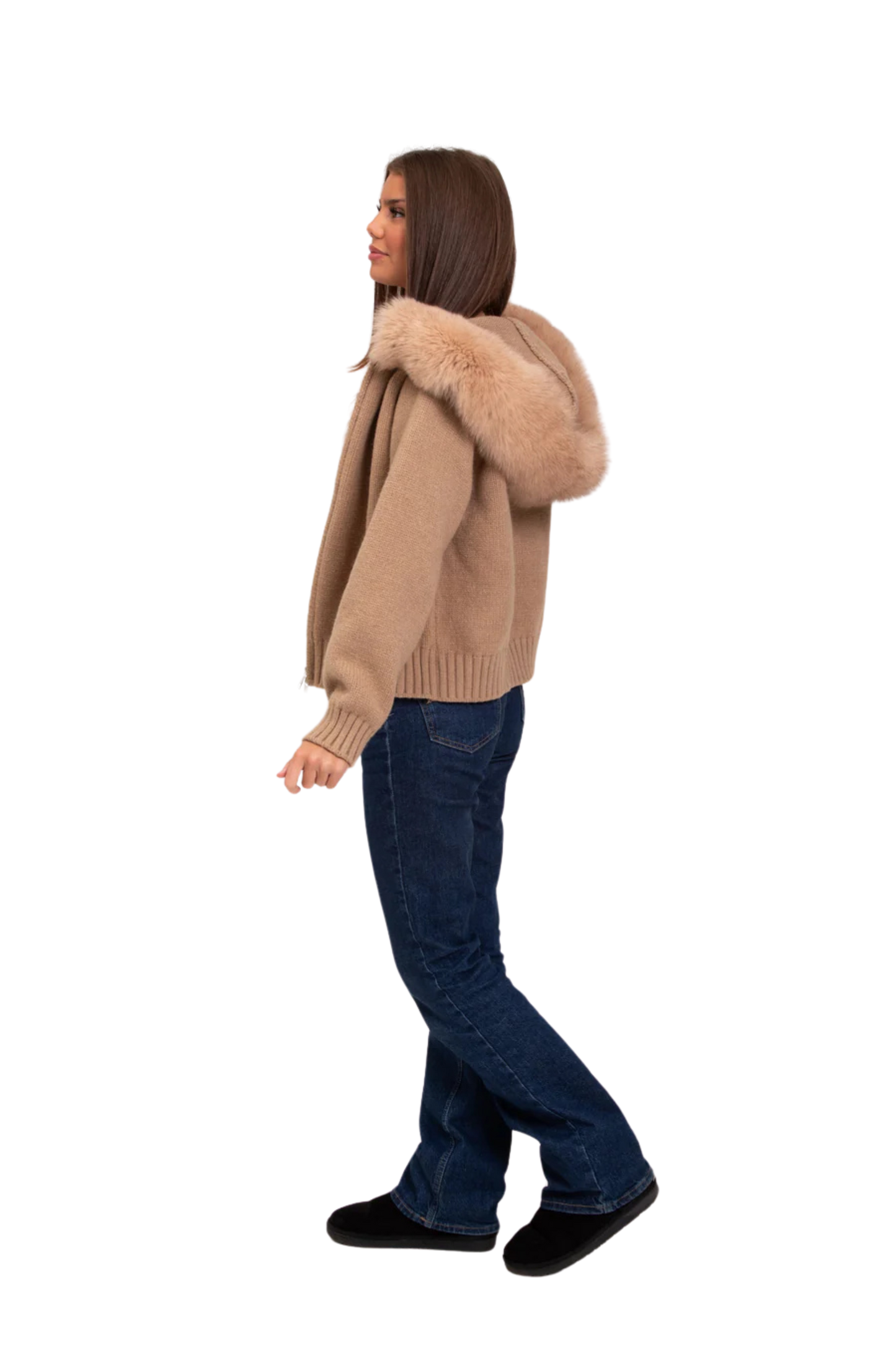MIRAEL | Doudoune Col Fourrure Chic