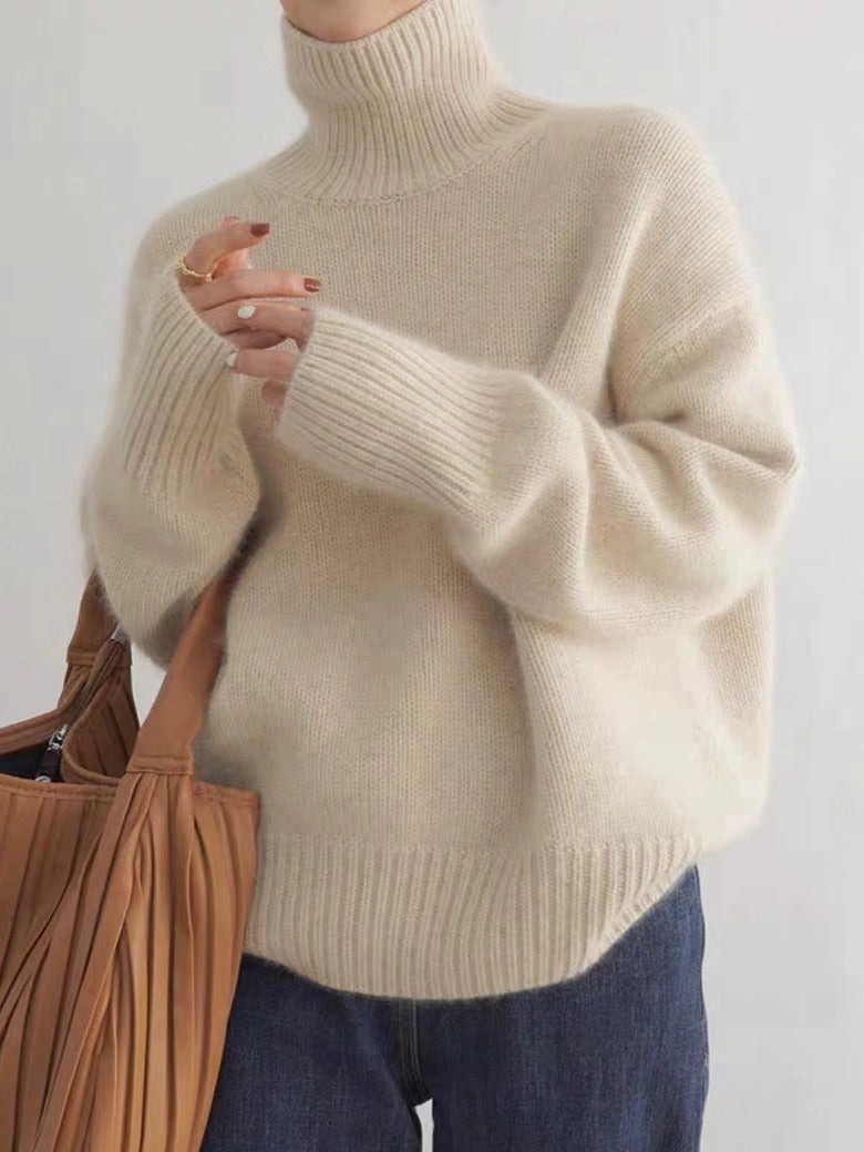 RINA | Cashmere Sweater with High Neck