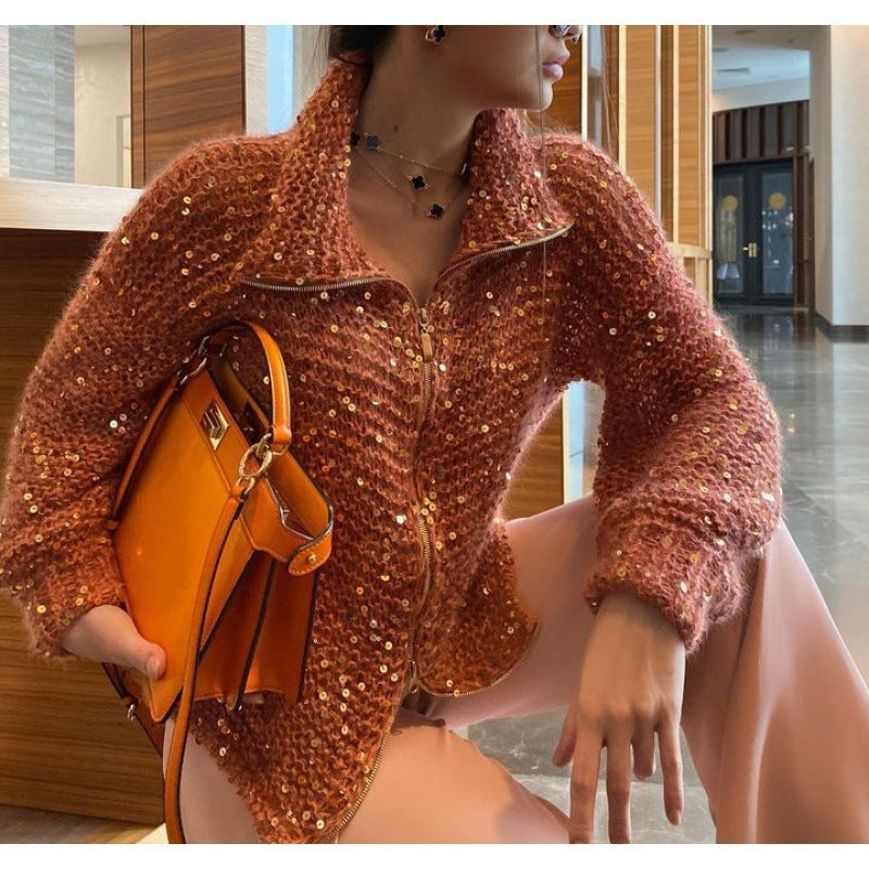 GLORIA | Cardigan Style Raffiné Brillant