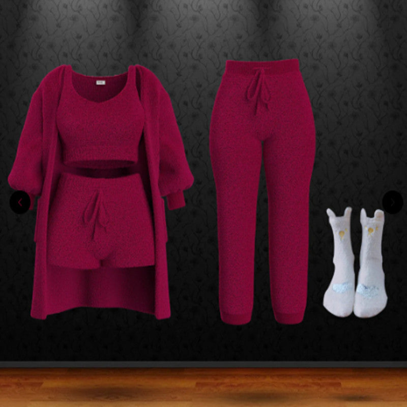 CASSYA | Ensemble (5 Pièces) Cosy Élégant