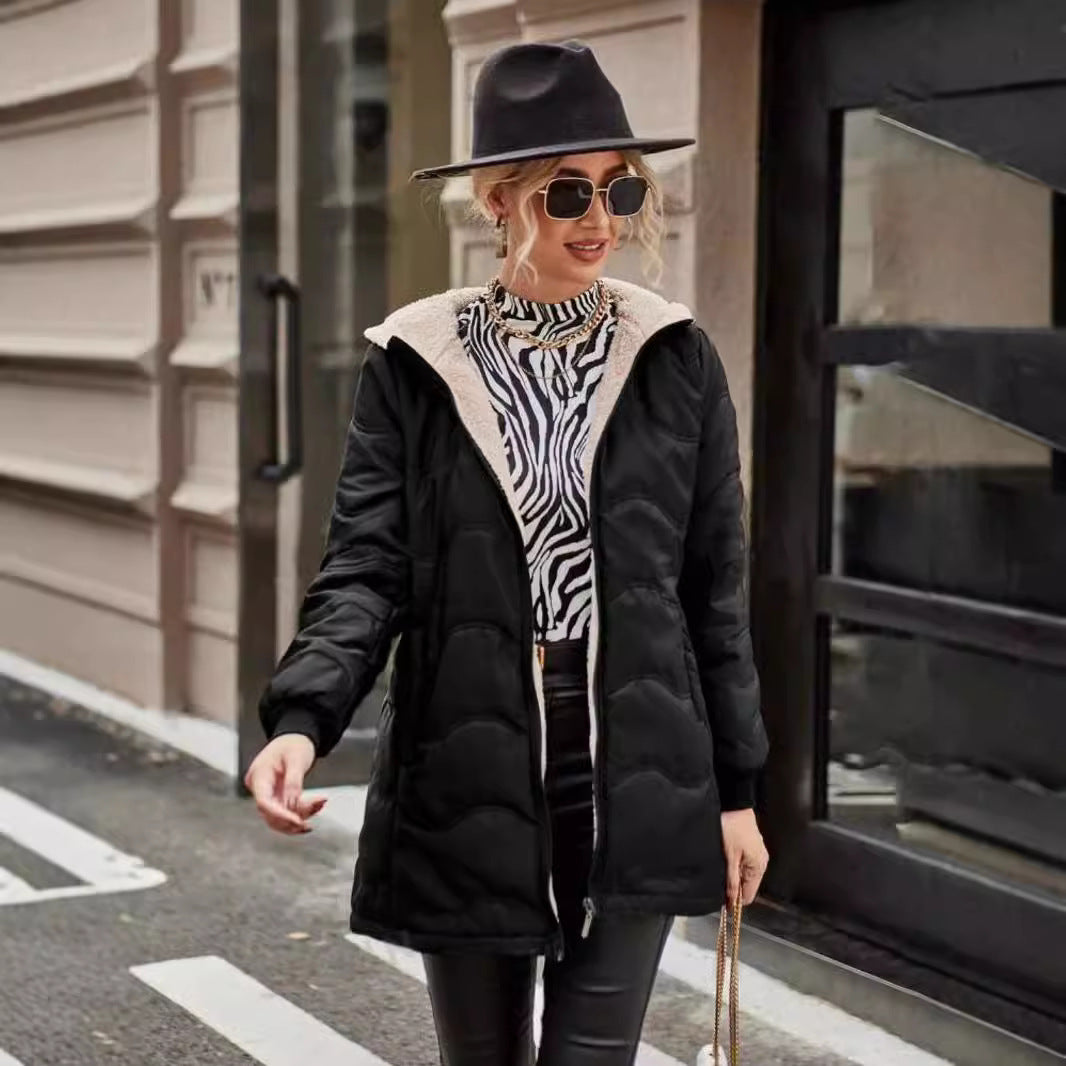ÉLYSE | Hooded Fleece Coat