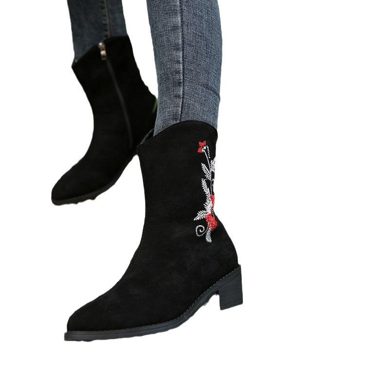 CAMILA | Bottes Élégantes Brodées