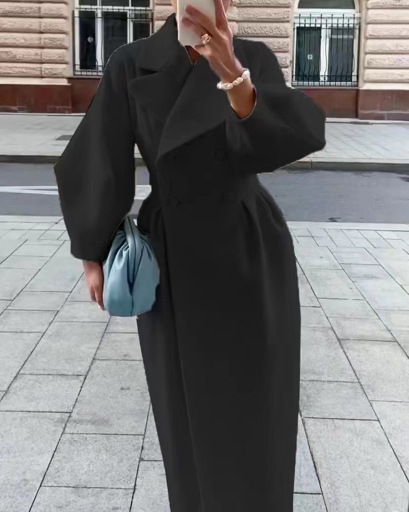 SABRINA | Vintage Coat With Wide Collar