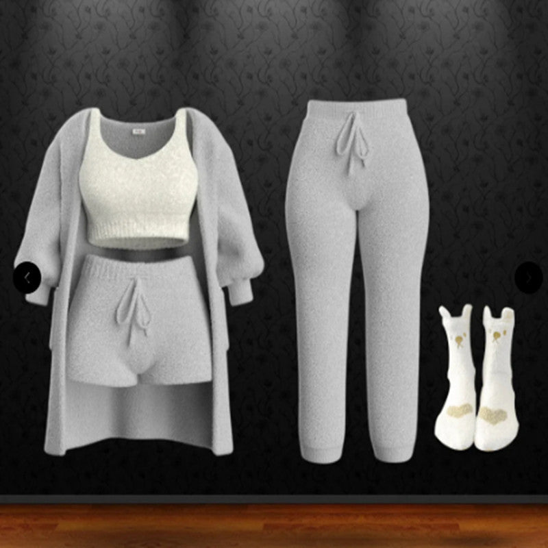 CASSYA | Ensemble (5 Pièces) Cosy Élégant