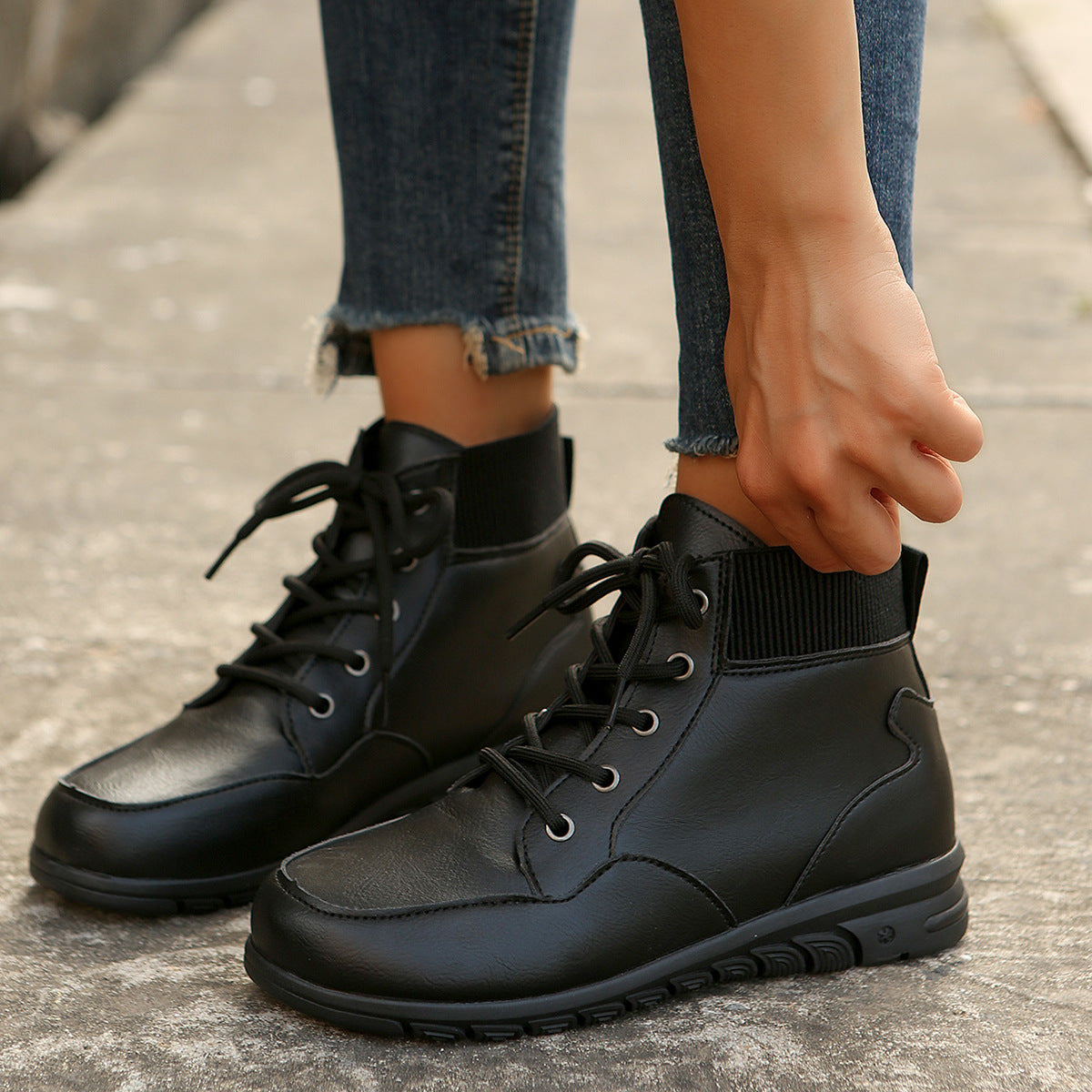 ELISSIA | Western Style Ankle Boots