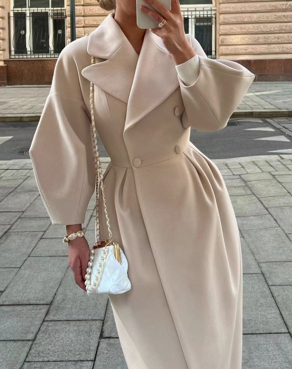SABRINA | Vintage Coat With Wide Collar