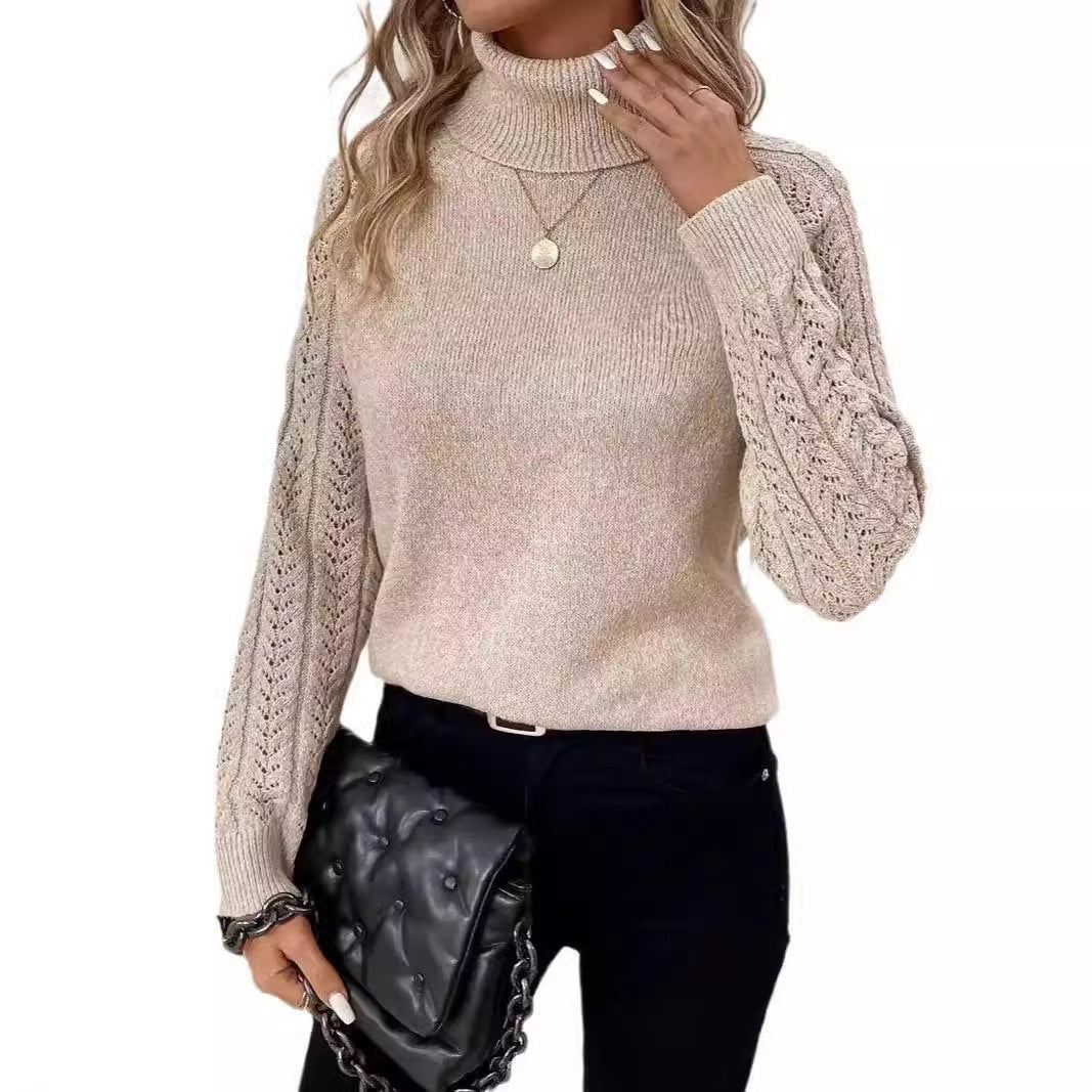 CÉLINE | Suéter de cuello alto calado