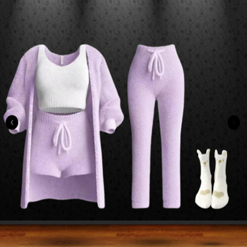 CASSYA | Ensemble (5 Pièces) Cosy Élégant