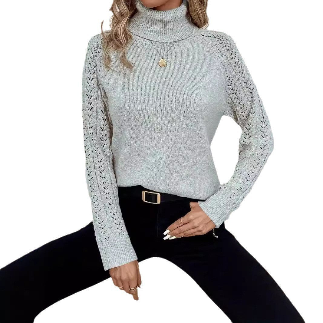 CÉLINE | Suéter de cuello alto calado
