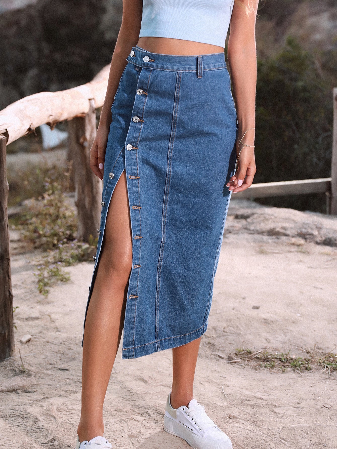 BEATRICE | A-Line Dungaree Dress