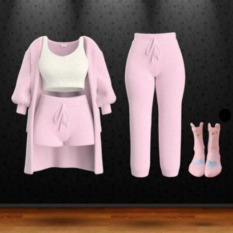 CASSYA | Ensemble (5 Pièces) Cosy Élégant
