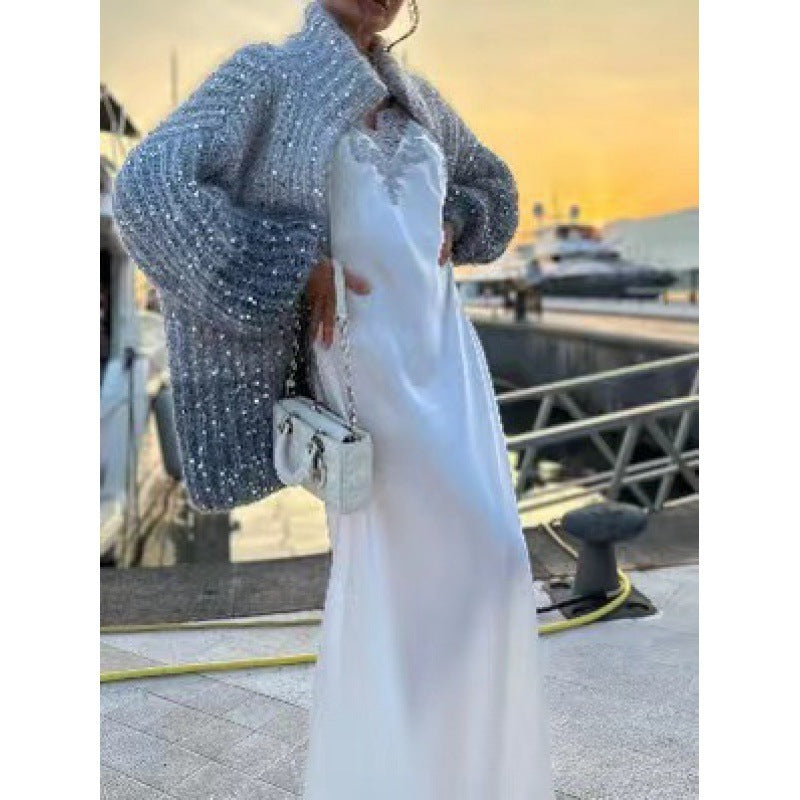 GLORIA | Cardigan Style Raffiné Brillant