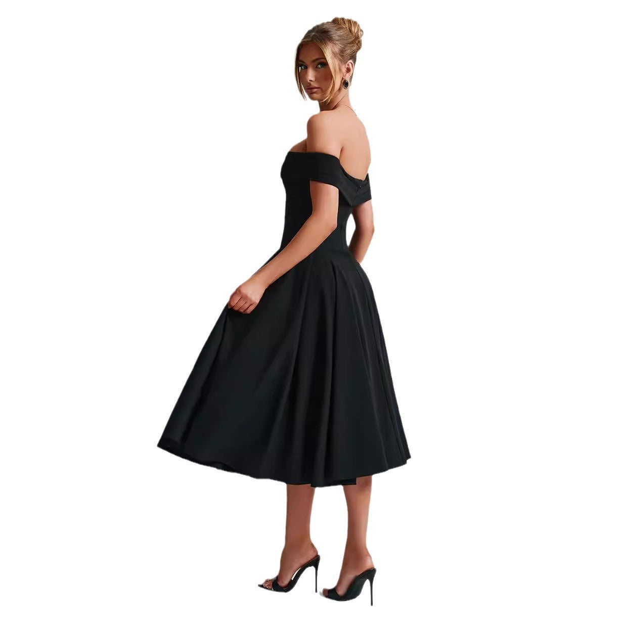 SABRINE | Robe Satinée Élégante