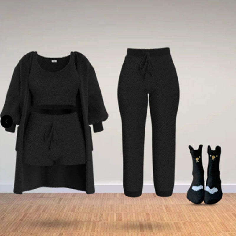 CASSYA | Ensemble (5 Pièces) Cosy Élégant