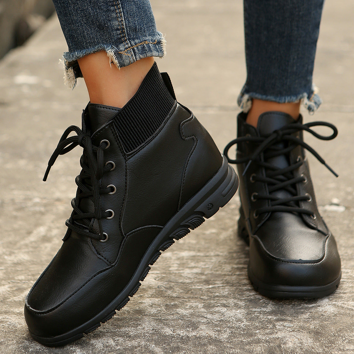ELISSIA | Western Style Ankle Boots
