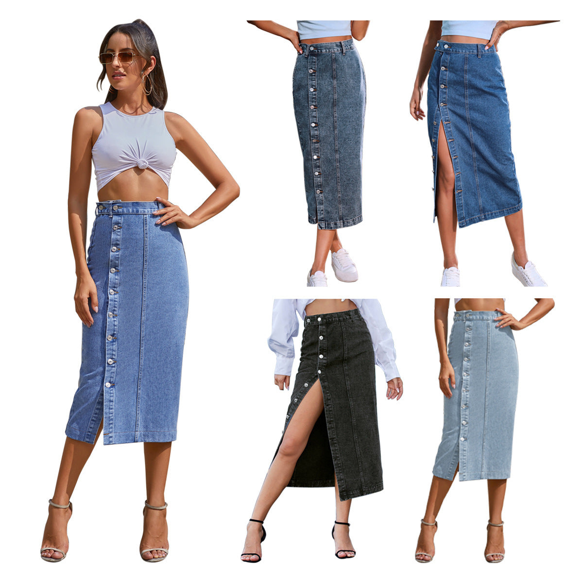 BEATRICE | A-Line Dungaree Dress