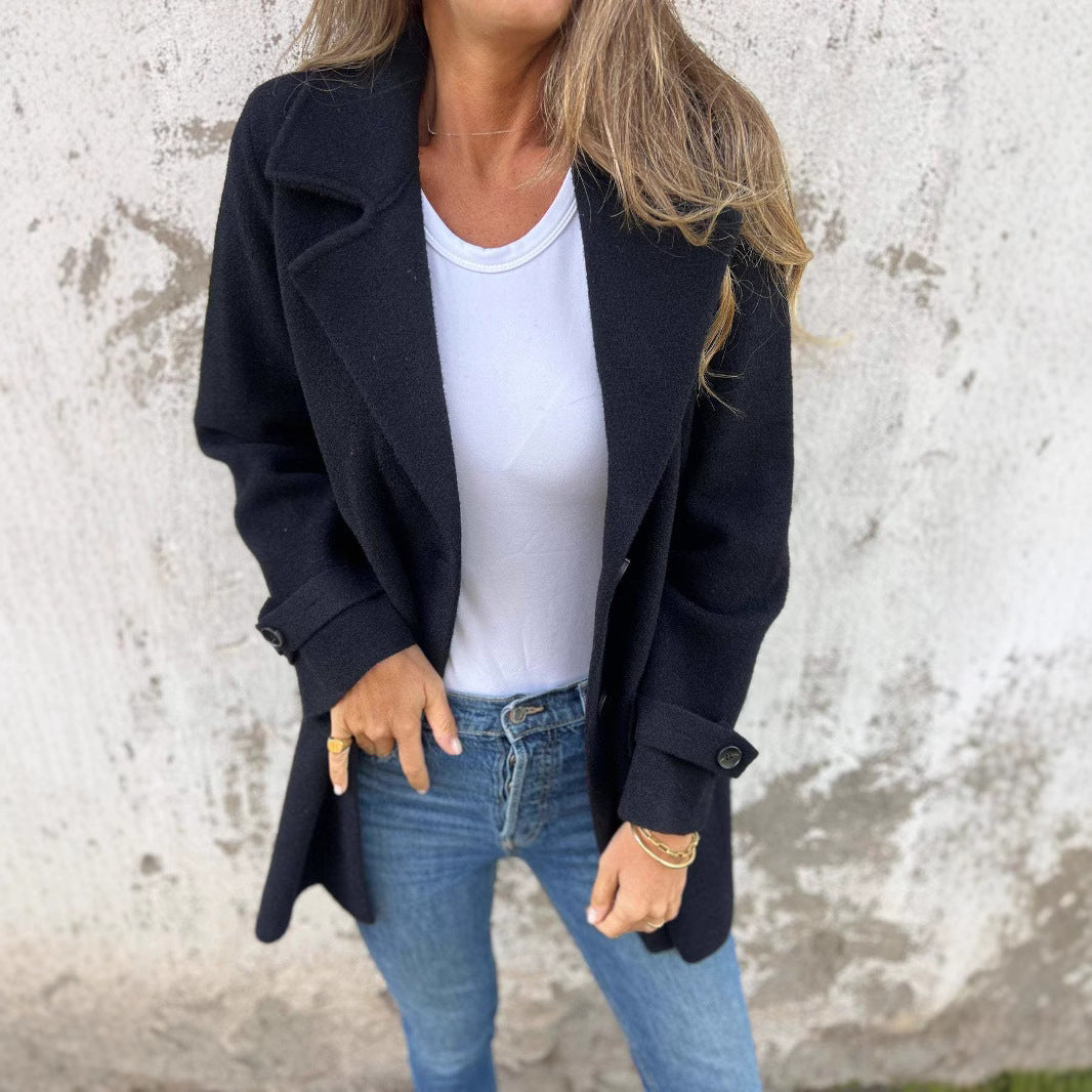 SELENE | Manteau Long En Laine