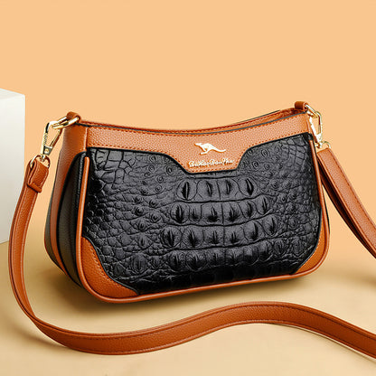 LILIANE | Sac En  Cuir A Motif Crocodile