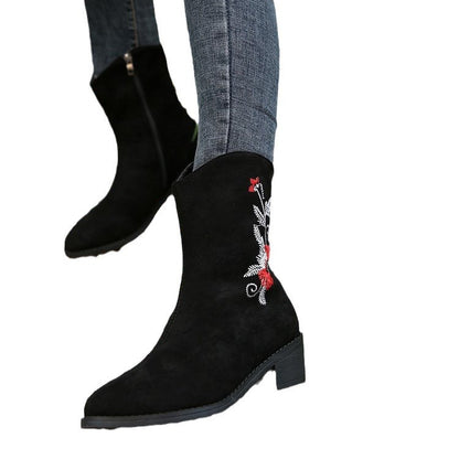 CAMILA | Bottes Élégantes Brodées