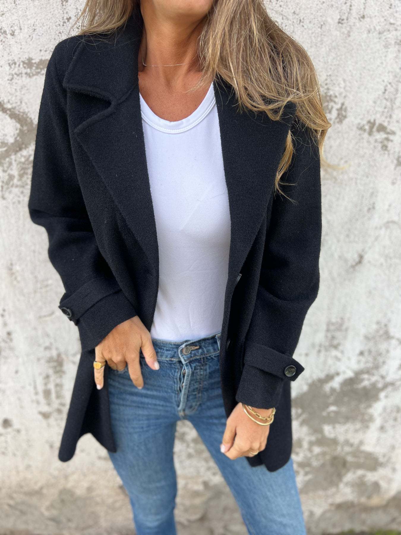 SELENE | Manteau Long En Laine